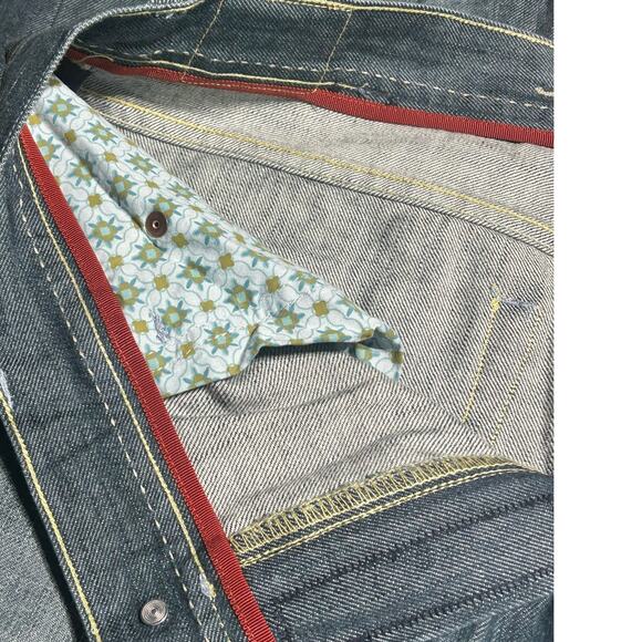 Indigo Palms Denim Company men's 38x32 Washed in Sand and Salt Sun dried Jeans - Picture 2 of 8